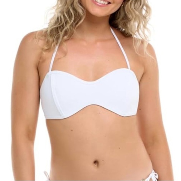 Body Glove Other - Women’s Body Glove Smoothies Tainted Love Retro Bandeau Bikini Top Swimsuit M